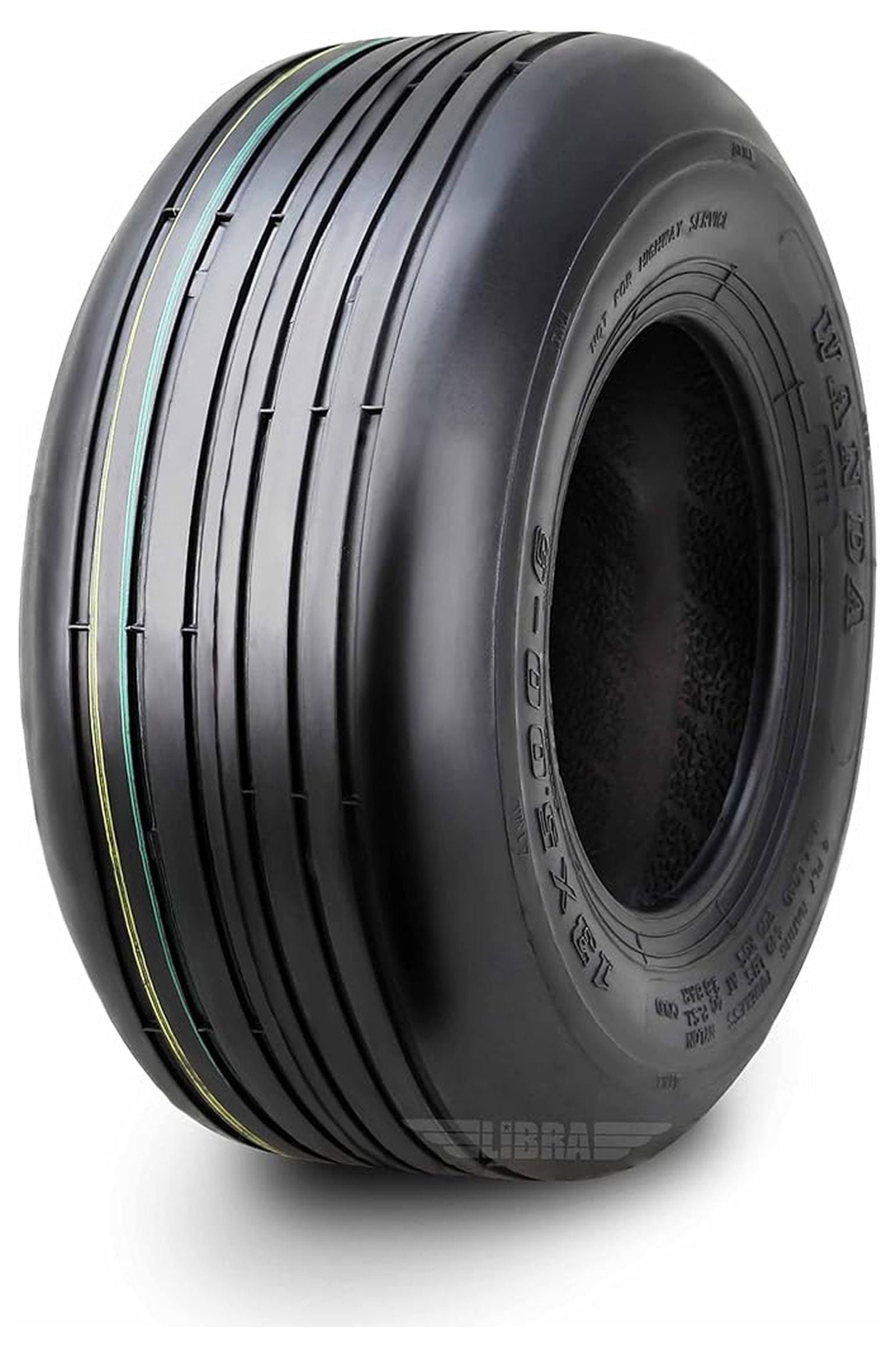 13x6.50-6 Rib Lawn Mower Utility Cart Turf Tires 13x6.5x6 /4 ply- 13081 ...