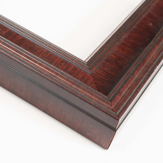 13x6 Frame Brown Solid Wood Picture Frame Width 2 Inches | Interior Frame Depth 0.5 Inches | Denton