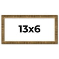 thumbnail image 1 of 13x6 Frame Gold Kingsley Distressed Solid Wood Picture Frame Width 0.75 Inches | Interior Frame, 1 of 8