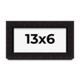 thumbnail image 1 of 13x6 Shadow Box Black Solid Wood Display Picture Frame | 1 Inch Rabbet Depth | | 1.375 Inch, 1 of 4