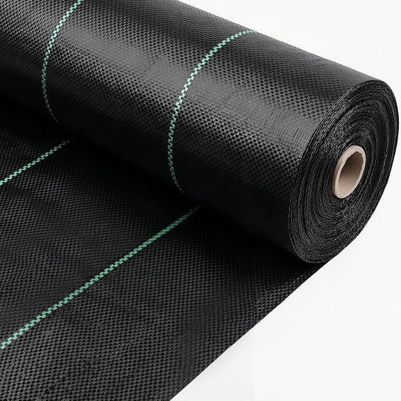 13x65ft Driveway Fabric, 3.5OZ Commercial Weed Barrier Fabric Heavy Duty Landscape Blocker for Garden Barrier, Road Construction Project, Erosion Control