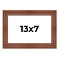 thumbnail image 1 of 13x7 Frame Brown Old Farmhouse Waxed Board 2" Wide Wood Frame Width 2 Inches | Interior Depth 0.5, 1 of 7