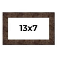 thumbnail image 1 of 13x7 Frame Brown Burl Real Wood Picture Frame Width 1.625 Inches | Interior Frame Depth 0.5 Inches, 1 of 8