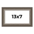 thumbnail image 1 of 13x7 Frame Brown Solid Wood Picture Frame | 1.75 Inch Moulding Width | Austin Frame Complete with, 1 of 8