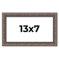 thumbnail image 1 of 13x7 Frame Silver Real Wood Picture Frame Width 1.25 Inches | Interior Frame Depth 0.5 Inches |, 1 of 8