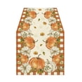 thumbnail image 1 of 13x72 Inch Fall Table Runner – Thanksgiving Harvest Pumpkin & Maple Leaf Design for Home, Kitchen, Dining, and Party Decoration, 1 of 6