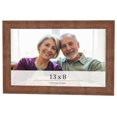 thumbnail image 1 of 13x8 Frame Brown Farmhouse Solid Wood Picture Frame Width 1.5 Inches | Interior Frame Depth 0.5, 1 of 8