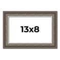 thumbnail image 1 of 13x8 Frame Brown Solid Wood Picture Frame | 1.75 Inch Moulding Width | Austin Frame Complete with, 1 of 8