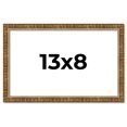 thumbnail image 1 of 13x8 Frame Gold Kingsley Distressed Solid Wood Picture Frame Width 0.75 Inches | Interior Frame, 1 of 8