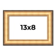 thumbnail image 1 of 13x8 Frame Gold Plein Aire Solid Wood Picture Frame Width 2 Inches | Interior Frame Depth 0.5, 1 of 8