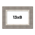 thumbnail image 1 of 13x8 Frame Grey Real Wood Picture Frame Width 2.75 Inches | Interior Frame Depth 0.5 Inches | Linus, 1 of 8
