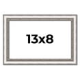 thumbnail image 1 of 13x8 Frame Silver Real Wood Picture Frame Width 1.25 Inches | Interior Frame Depth 0.5 Inches |, 1 of 8
