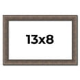 thumbnail image 1 of 13x8 Frame Silver Real Wood Picture Frame Width 1.25 Inches | Interior Frame Depth 0.5 Inches |, 1 of 8