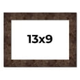 thumbnail image 1 of 13x9 Frame Brown Burl Real Wood Picture Frame Width 1.625 Inches | Interior Frame Depth 0.5 Inches, 1 of 8
