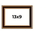 thumbnail image 1 of 13x9 Frame Gold Brown Plein Air Vintage Solid Wood Picture Frame | 1.75 Inches Moulding Width |, 1 of 8