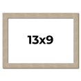 thumbnail image 1 of 13x9 Frame Grey Solid Wood Picture Frame Width 1 Inches | Interior Frame Depth 0.5 Inches |, 1 of 8
