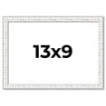 thumbnail image 1 of 13x9 Frame White Real Wood Picture Frame Width 0.75 inches | Interior Frame Depth 0.5 inches |, 1 of 8