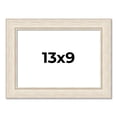 thumbnail image 1 of 13x9 Frame White Real Wood Picture Frame Width 1.75 inches | Interior Frame Depth 0.5 inches |, 1 of 8