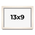 thumbnail image 1 of 13x9 Frame White Wheat Solid Wood Picture Frame | Moulding Width 0.75 Inches | Interior Depth 0.5, 1 of 8