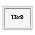 thumbnail image 1 of 13x9 Shadow Box Silver Brushed Striped Display Frame | 1.625 Inches Deep | 1 Inch Moulding Width |, 1 of 8