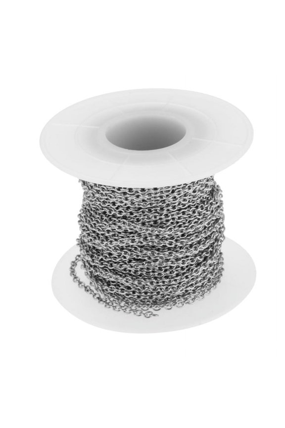 13yd Roll Scroll Stainless Steel Cable Chain For Necklace Bracelet Findings