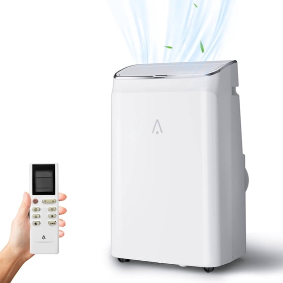 14,000 BTU 3-in-1 Portable AC Unit for 350 Sq. Ft. with Remote, Oscillation, Timer, Wheels and Window Kit