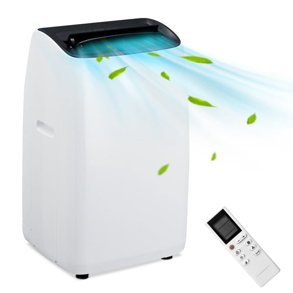 14,000 BTU Air Conditioner, 4-In-1 Portable Air Conditioners, Portable AC for Room Up to 750 Sq. Ft., Portable AC Units for Rooms with Remote Control, 24 Hrs Timer & Window Kit