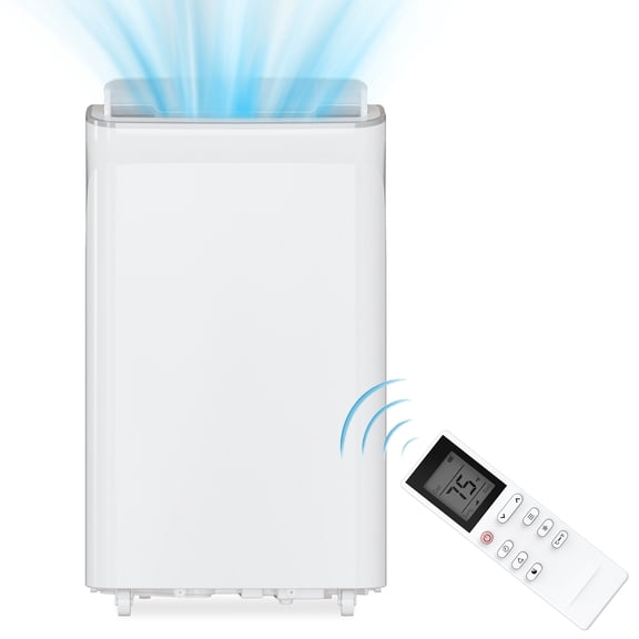 14,000 BTU Air Conditioner with Remote Control,Cools Up to 750 Sq.Ft, 3-IN-1 Energy Efficient Portable AC Unit with Universal Casters & Installation Kits for Large Room, Campervan, Office