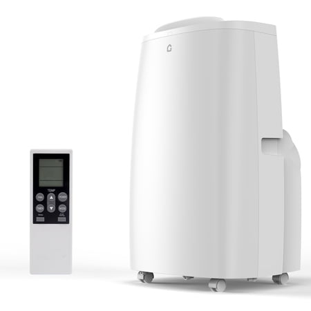 14000 BTU Portable Air Conditioner, 3-in-1 Quiet Portable AC Unit with Cool/Dry/Fan Modes, Cools Up to 750 Sq.ft, LED Display, Remote & 24H Timer for Home,Dorm,Apartment