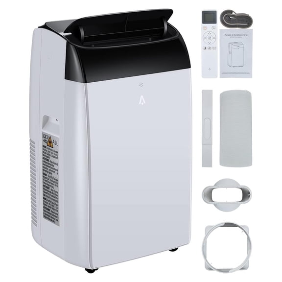 14,000 BTU Portable AC Unit, 3-in-1 Air Conditioner for Large Rooms Up to 750 Sq. Ft. - Remote Control, Sleep Mode, Timer & Window Kit Included - Cooling, Dehumidifier & Fan