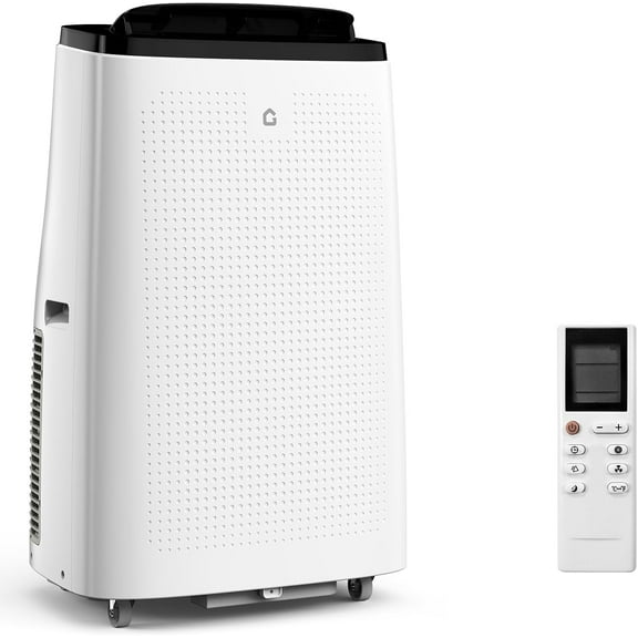 14,000 BTU Portable Air Conditioner Cools Up to 700 Sq.Ft,3-IN-1 Quiet Portable AC Unit with Remote Control & Installation Kits for Large Room,Smart/Sleep Mode,Auto Swing,24H Timer