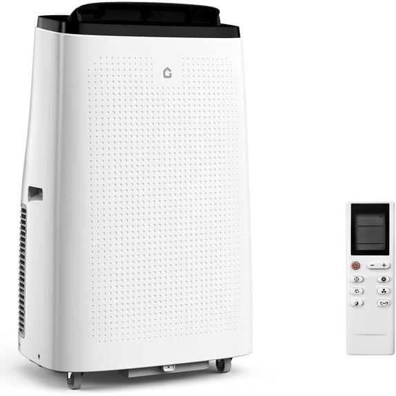 14,000 BTU Portable Air Conditioner Cools Up to 700 Sq.Ft,3-IN-1 Quiet Portable AC Unit with Remote Control & Installation Kits for Large Room,Smart/Sleep Mode,Auto Swing,24H Timer