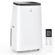14,000 BTU Portable Air Conditioner Cools Up to 750 Sq.Ft, 3-IN-1 Quiet Portable AC Unit with Remote Control & Installation Kits for Large Room, Smart/Sleep Mode, Auto Swing, 24H Timer