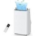 thumbnail image 1 of 14,000 BTU Portable Air Conditioner, Cools up to 750 Sq.ft, Portable AC Built-in Cool with Dehumidifier and Fan Modes, Remote Control and Installation Kits, 50dB, White, 1 of 1