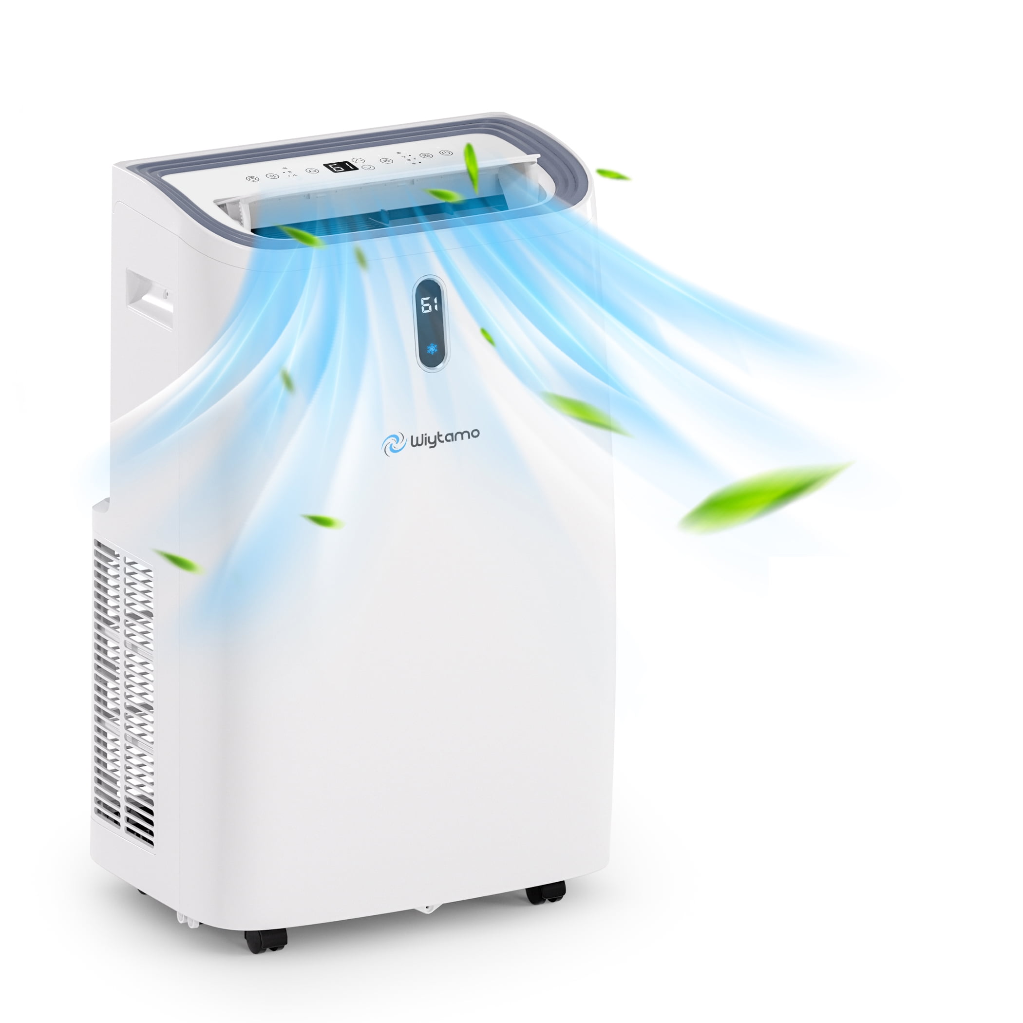 14,000 BTU Portable Air Conditioners for Rooms Up to 700 Sq.Ft, 4 Models Cooling, Heat, Dehumidifier & Fan with Remote Control, Auto Swing, LED Display, Window Installation Kit Included