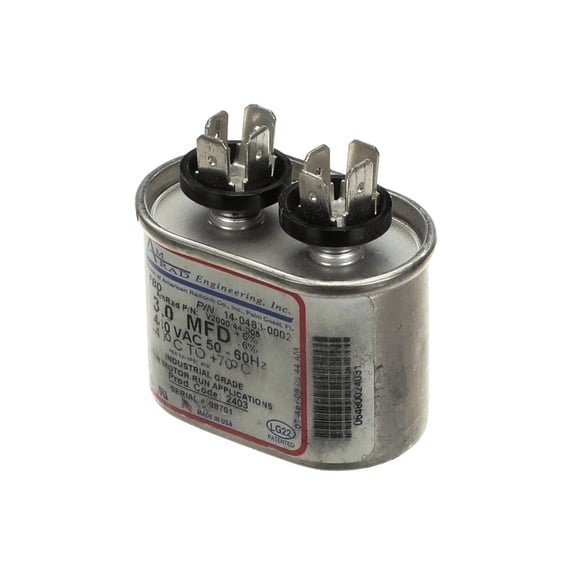 CAPACITOR,3MF,440V FAN RUN 14-0483-0002 - Genuine OEM Replacement Part