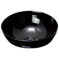 thumbnail image 1 of 14.09 in. Round Above Counter Black Vessel for Deck Mount Drilling, 1 of 1