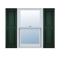 thumbnail image 1 of 14 1/2"W x 70"H Lifetime Vinyl, TailorMade Two Equal Panels, Raised Panel Shutters, Midnight Green, 1 of 17