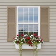 thumbnail image 1 of 14 1/2"W x 80"H EverColor Open Louver Shutters, w/Installation Shutter-Lok's & Matching Screws (Per Pair), French Roast, 1 of 8