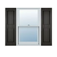 thumbnail image 1 of 14 1/2"W x 81"H Lifetime Vinyl, Custom Two Equal Panels, Raised Panel Shutters, Musket Brown, 1 of 17