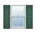 thumbnail image 1 of 14 1/2"W x 82"H Lifetime Vinyl, Custom Two Equal Panels, Raised Panel Shutters, w/Shutter-Loks (Per Pair), Forest Green, 1 of 16