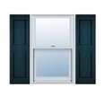 thumbnail image 1 of 14 1/2"W x 82"H Lifetime Vinyl, Custom Two Equal Panels, Raised Panel Shutters, w/Shutter-Loks (Per Pair), Midnight Blue, 1 of 17