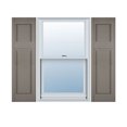 thumbnail image 1 of 14 1/2"W x 85"H Lifetime Vinyl, Custom Offset Panel, Raised Panel Shutters, Clay, 1 of 16