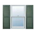 thumbnail image 1 of 14 1/2" x 59" Builders Choice Vinyl Open Louver Window Shutters, w/Shutter Spikes & Screws (Per Pair), Pine Green, 1 of 20
