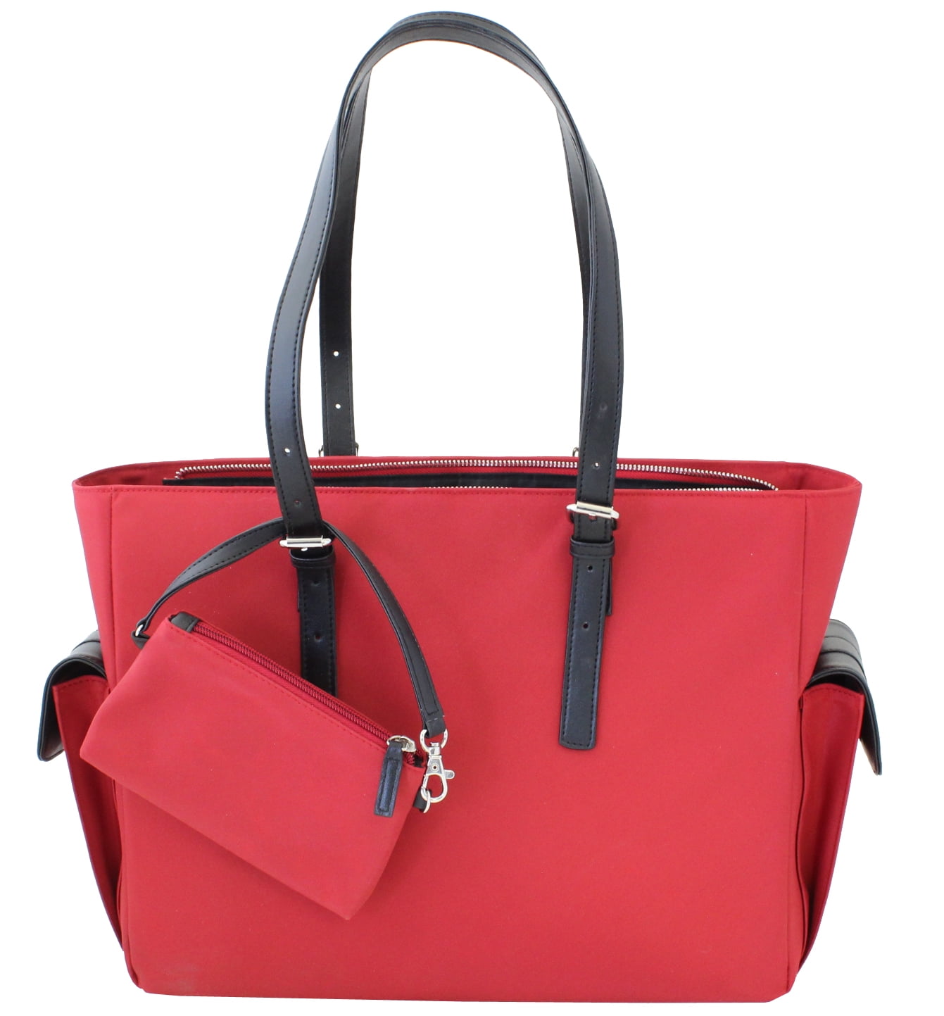Vegan laptop tote top