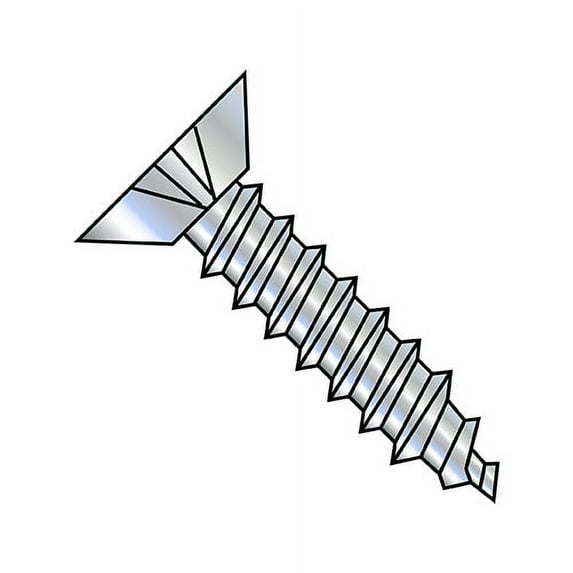 14-10X5/8 Phillip Flat Undercut Self Tapping Screw Type A Fully Threaded Zinc (Pack Qty 4,000) BC-1410APU