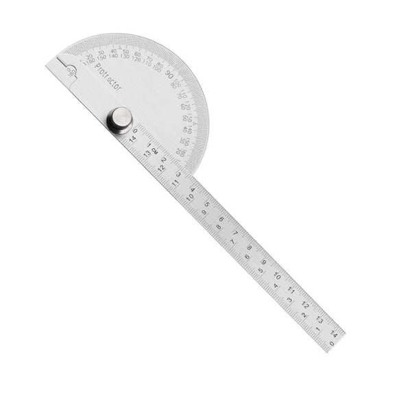 14/10cm Stainless Measurement Tool Angles Finders 180 Degree Protractors Semi Circular Angles Ruler for Carpenter