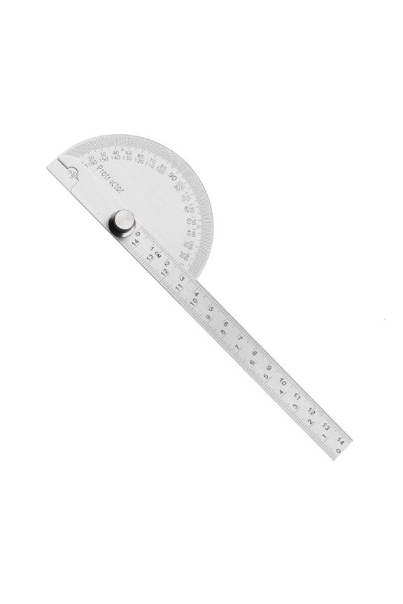 14/10cm Stainless Measurement Tool Angles Finders 180 Degree Protractors Semi Circular Angles Ruler