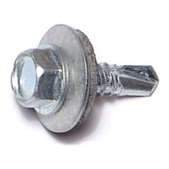 #14-14 x 1-1/4" Zinc Hex Bonded Washer Head Self-Drilling Screws (100 pcs.)