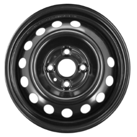 14" 14x5.5" Reconditioned OEM Steel Wheel Rim for 2006-2011 Kia Rio & 2006-2011 Hyundai Accent